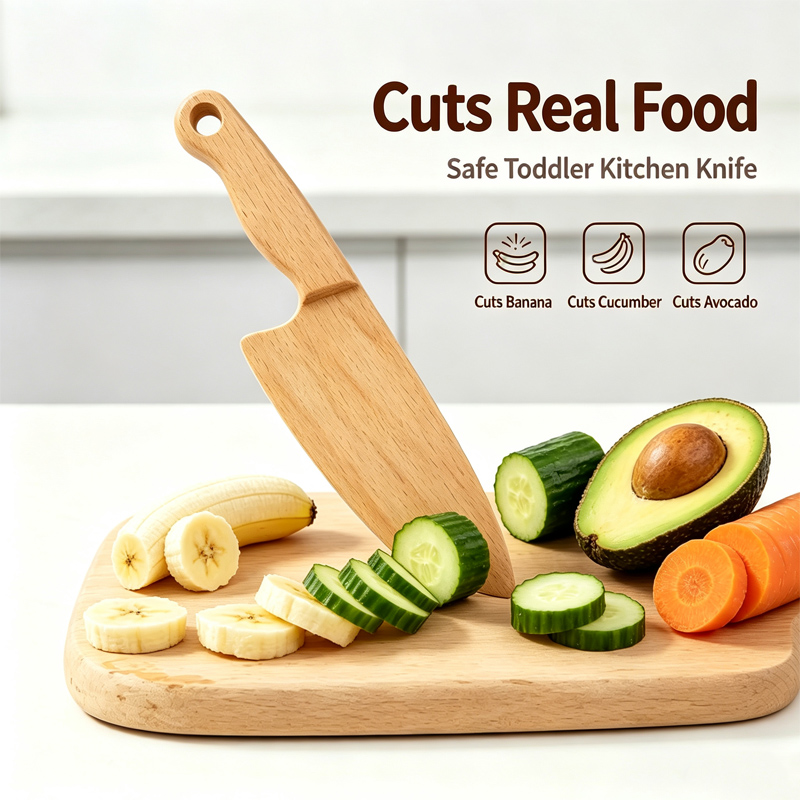 Kitchen Appliances For Kids - Деревянный детский нож для приготовления пищи,