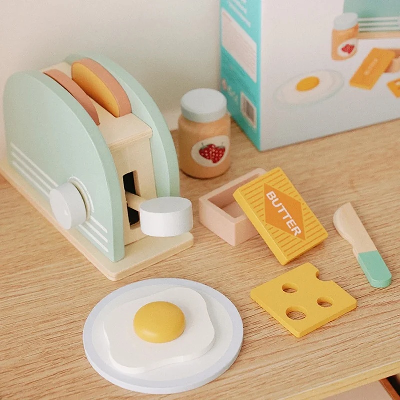 Деревянный игрушечный тостер д – обзор и цена Kitchen Appliances For Kids